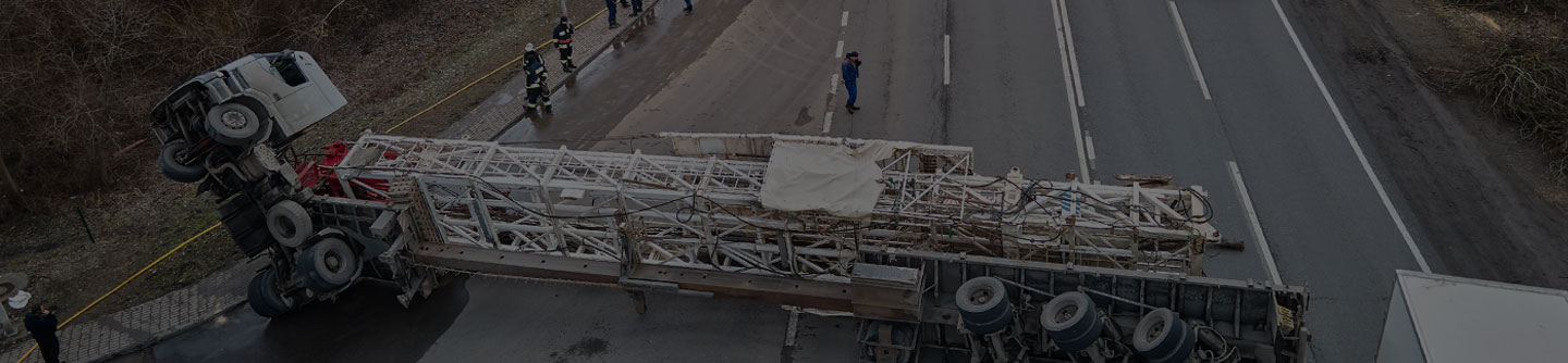 Accidentes de camión por efecto tijera